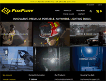 Tablet Screenshot of foxfury.com